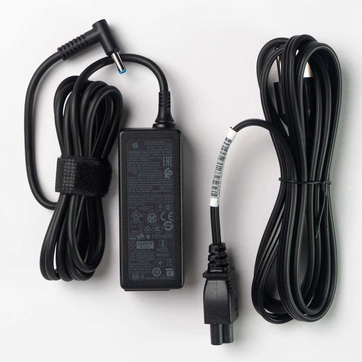 Etiqueta de cargador HP 45w