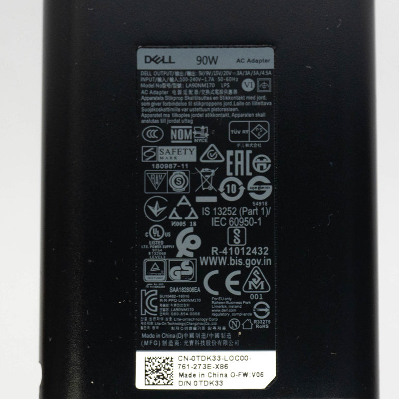 Cargador Original Dell 90W USB-C Tipo C