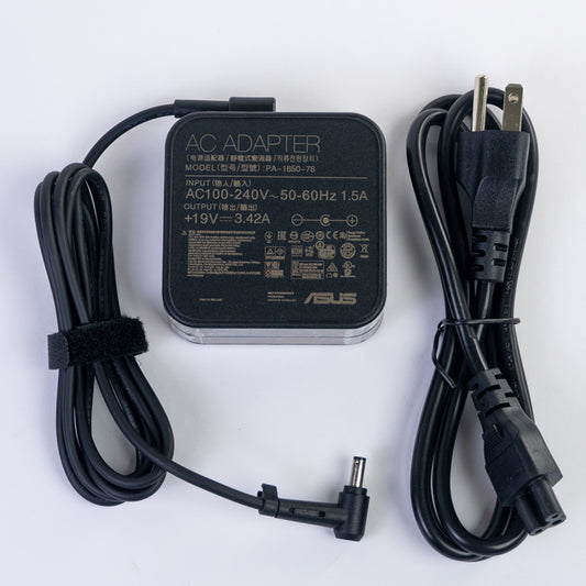 Adaptador de Corriente ASUS 65W Punta Fina con Pin (4.5 mm x 3.0 mm)