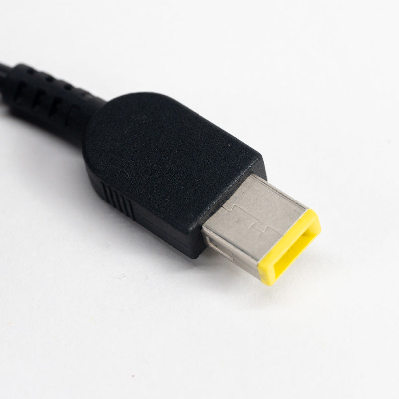 Cargador Lenovo 90W Punta Rectangular Amarilla (Slim Tip)