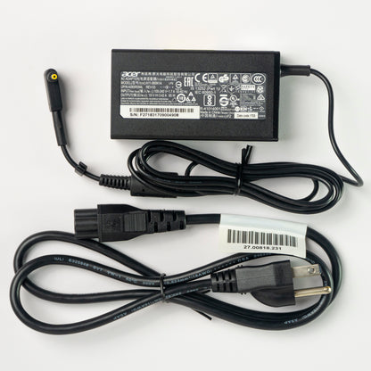 Etiqueta de cargador acer de 65w