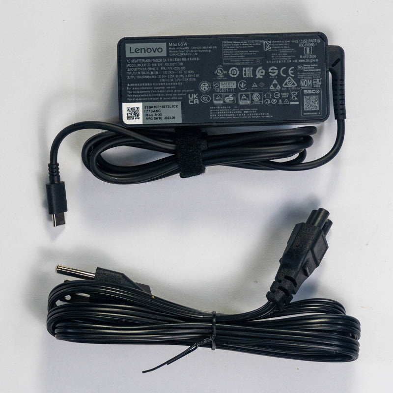 Cargador Lenovo 65w tipo C