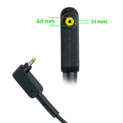 Punta de cargador acer con medidas