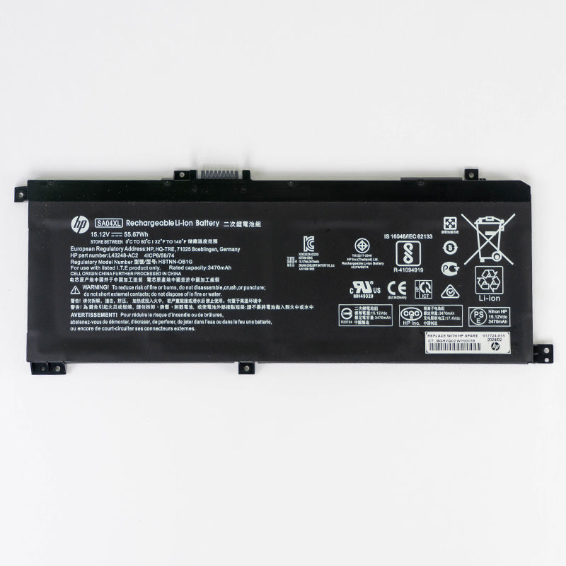 batería para laptop hp