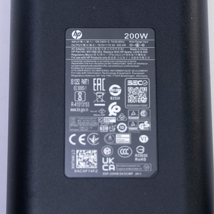 Cargador HP 200W Punta Azul Modelo TPN-DA23