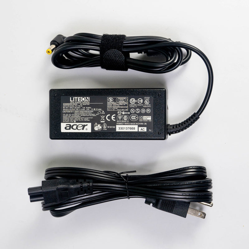 Cargador Acer 65w punta amarilla