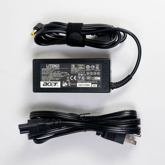 Cargador Acer 65w punta amarilla