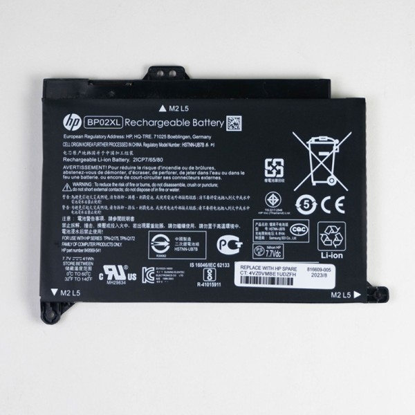 Bateria HP BP02XL para Pavilion 15 AU