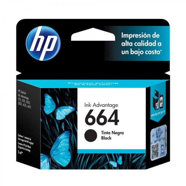 Cartucho HP 662 Negra