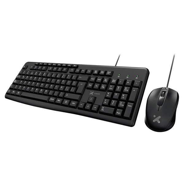 Combo Teclado y Mouse Alámbrico en Español XTK-302S