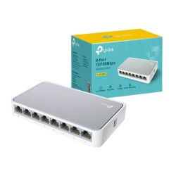 Switch de sobremesa con 8 puertos a 10/100 Mbps