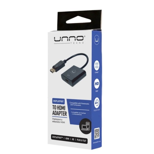 Adaptador Displayport a HDMI UNNO 